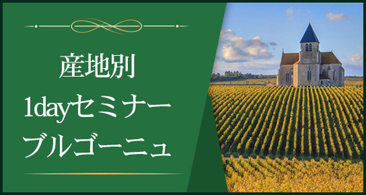 【産地別1dayセミナー】ブルゴーニュ　～細分化されたテロワールが生む至高のワイン～　※Step-Ⅱ各回受講