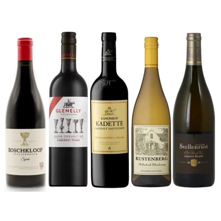 大いなる可能性を秘める注目の産地・南アフリカワイン5本セット-South African Wine 5-bottle Set