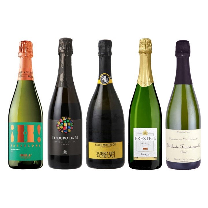 バラエティあふれる泡をセレクト！スパークリングワイン5本セット-Sparkling Wine 5-bottle Set