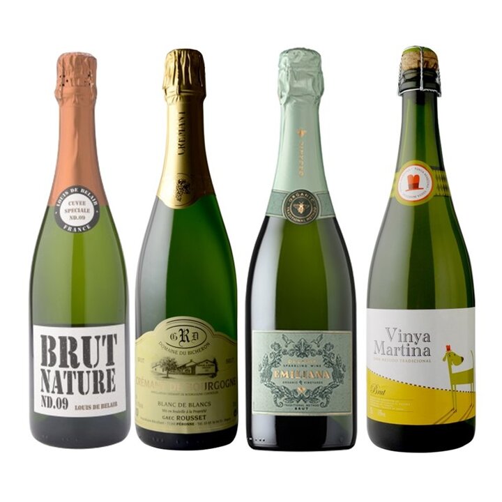 シュワシュワ大好き！スパークリングワイン4本セット-Sparkling Wine 4-bottle Set